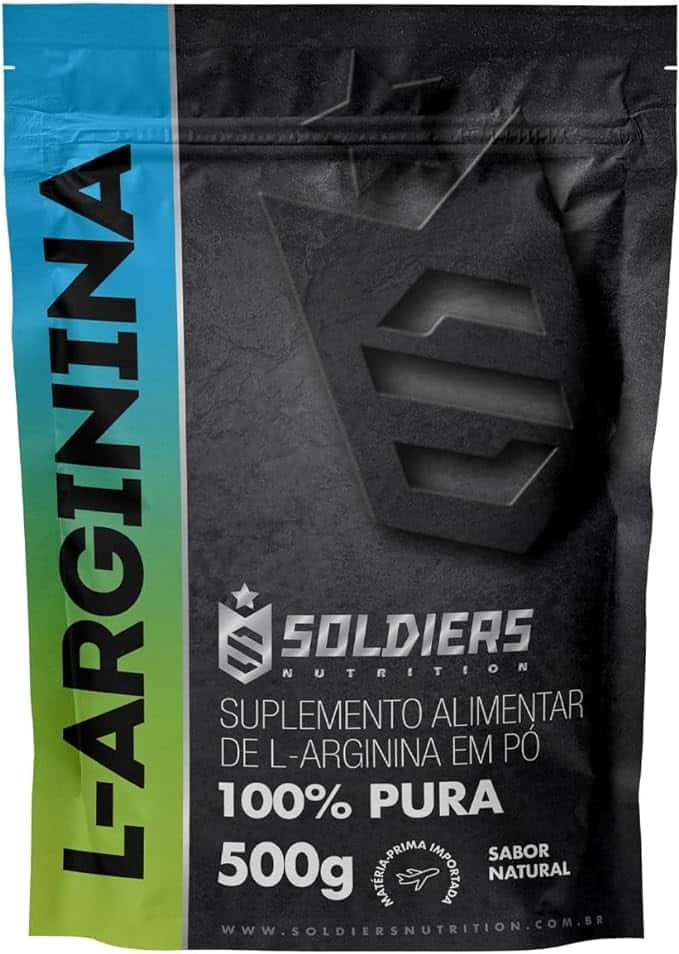 Soldiers Nutrition Arginina 500g Soldiers Nutrition Arginina 500g - Imagem 1
