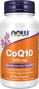 Coq 10, 200 mg - Now Foods - 60 - VegCap