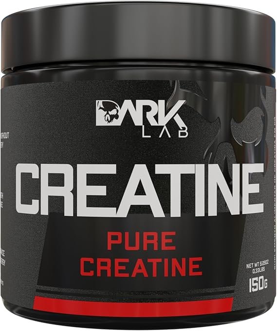 Creatina Pura Dark Lab 150g, Monohidratada 100% de Pureza, Sem Glúten, Sem Sabor Creatina Pura Dark Lab 150g, Monohidratada 100% de Pureza, Sem Glúten, Sem Sabor - Imagem 1