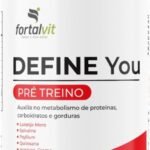 DEFINE - Morosil + Spirulina, Cafeína, Chá Verde, Picolinato de Cromo, Psyllium, Arginina e Quitosana, 90 Cápsulas, Fortalvit
