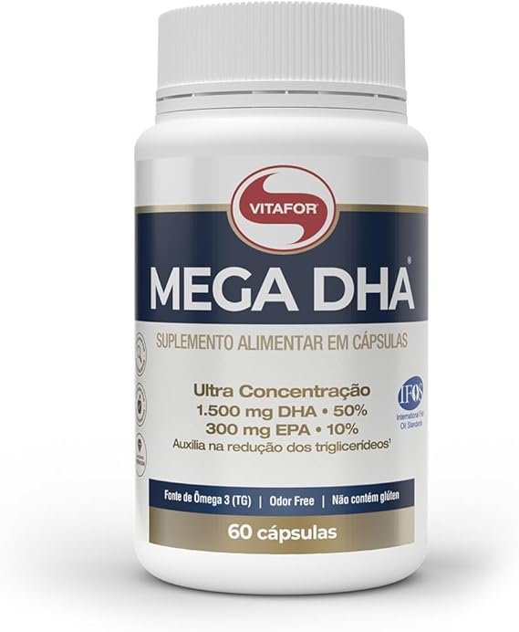 Vitafor - Mega Dha 60 Cápsulas Vitafor - Mega Dha - 60 Cápsulas - Imagem 1