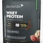 Whey Protein Isolado Puravida Chocolate Língua de Gato 450g